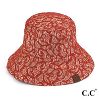 Rust C.C Reversible Cloche Bucket Hat