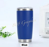 20 Oz. Powder Coated - Tumbler- Engraved