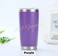 20 Oz. Powder Coated - Tumbler- Engraved