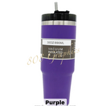 30 Oz. Skinny/Tall Powder Coated - Engraved-  Tumbler