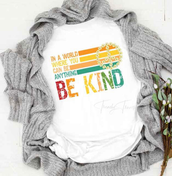 Be Kind Peace Sign