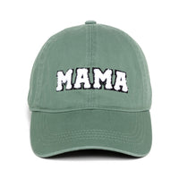 Chenille "MAMA" Baseball Cap