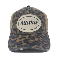 'mama' Patch Mesh Back Baseball Cap