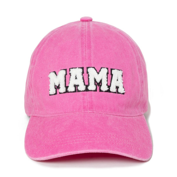 Chenille "MAMA" Baseball Cap