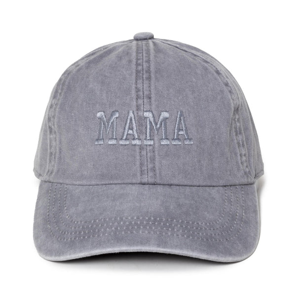 Monochromatic MAMA Embroidered Baseball Cap