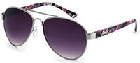 Giselle Aviator Floral Pattern Sunglasses