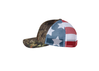 Deer Down American Flag Embroidered Hat- Richardson 112