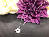 SHE DID - SOCCERBALL PENDANT NECKLACE