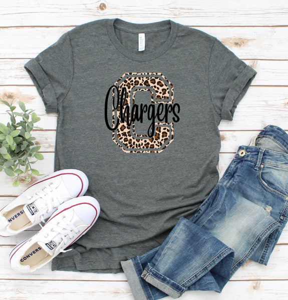 Chargers “C” Leopard (P)